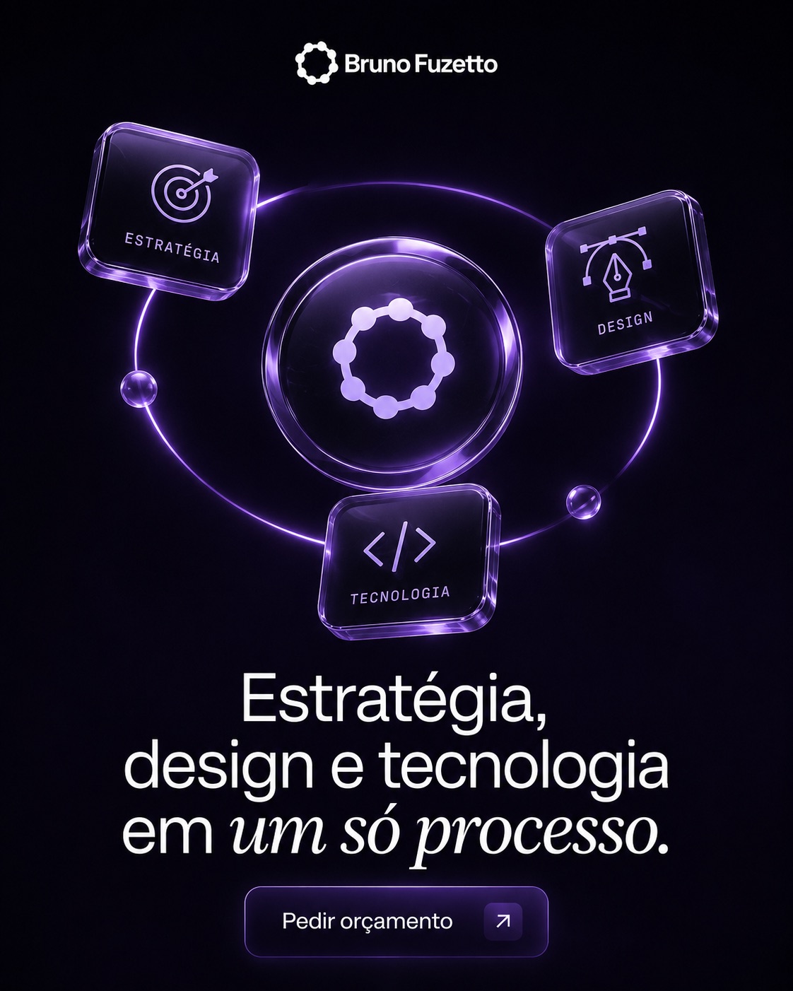 Peça criativa da Bruno Fuzetto Labs — composição 10